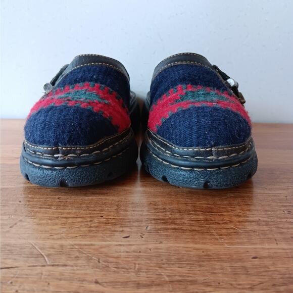 Double H Aztec Wool Leather Clogs - Picture 5 of 14